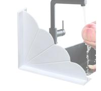 Paraspruzzi Per La Vasca Da Bagno Barriera Estetica a Grande Onda con | Paraspruzzi Angolare Fermacqua Doccia Adatto A Casa Bagno Lavello Piano Lavabo Appartamento Ristorante Do