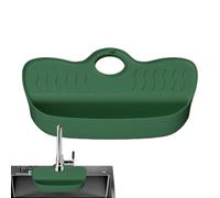 Paraspruzzi per lavabo - Tappetino di scarico per asciugatura | Tappetino per rubinetto per lavello asciugatura con design a pendenza, per vassoio angolo piano di lavoro spugne scrub portasapone