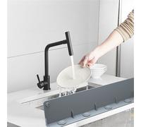 Paraspruzzi per lavandino in silicone con ventose per controsoffitti puliti e as