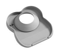 Paraspruzzi per lavello da cucina, antigoccia per rubinetto, accessorio da bagno in silicone antiscivolo, design con volto di orso, protezione per rubinetto per bambini, facile da pulire, divertente