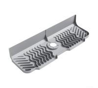 Paraspruzzi per lavello da cucina in morbido silicone per un uso quotidiano sicuro e una semplice manutenzione dopo ogni risciacquo (grigio)