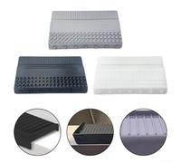 Paraspruzzi per lavello da cucina in silicone con ventose per una gestione efficace dell'acqua (grigio)