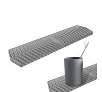 Paraspruzzi per lavello da cucina, lungo, per rubinetto della cucina, paraspruzzi, paraspruzzi per lavello in silicone, tappetino raccogli acqua, pieghevole, 33 x 7,6 cm, rubinetto antiscivolo Splash