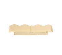 Paraspruzzi per lavello da cucina, scalabile, in plastica, adatto per cucina e bagno, ottimo per un uso a lungo termine e anche camper (beige)