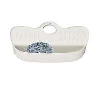 Paraspruzzi per lavello da cucina, supporto rack ad asciugatura rapida e drenaggio, barriera dal design inclinato per lavandino del bagno, dispenser per angoli di spazzole, spugne, sapone