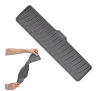 Paraspruzzi per lavello da cucina, tappetino drenante in silicone intorno al rubinetto, tappetino per scolapiatti in gomma, paraspruzzi per lavello con labbro, tappetino per rubinetto per lavello da