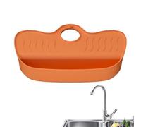 Paraspruzzi per lavello della cucina | raccoglitore per drenaggio antigoccia, design obliquo, ad asciugatura rapida, protezione dagli spruzzi - per piano di lavoro domestico e spugne spazzole