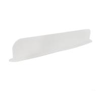 Paraspruzzi per lavello dietro il rubinetto, paraspruzzi per lavello in silicone, tappetino per rubinetto della cucina, protezione antigoccia per rubinetto (bianco)