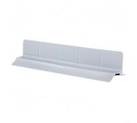 Paraspruzzi per lavello, in silicone, con base a ventosa, per ridurre al minimo le fuoriuscite d'acqua e il disordine (grigio)