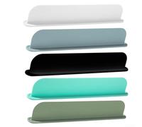 Paraspruzzi per lavello in silicone, per cucina e bagno, lungo e impermeabile, per evitare schizzi d'acqua, riutilizzabile, facile da installare, si adatta alla maggior parte dei lavandini, colore