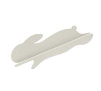 Paraspruzzi per lavello, paraspruzzi di grandi dimensioni a forma di coniglio con ventosa Striscia paraspruzzi per bordo lavello da appoggio per lavandini da (Beige)