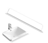 Paraspruzzi per lavello - PP 40 x 7 x 5,5 cm, anti-spruzzo, deflettore 'acqua per rubinetto della cucina con presa forte, protezione per lavello del bagno, uso in lavastoviglie | Cucina