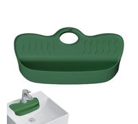 Paraspruzzi per lavello, supporto rack ad asciugatura rapida e drenaggio, barriera con design inclinato contro gli schizzi d'acqua, dispenser per angoli di spazzole, spugne, sapone