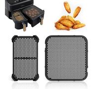 Paraspruzzi per Philips Airfryer 3000 Dual Basket NA350, SHUOMAO silicone accessorio per friggitrice ad aria calda Philips NA550 6L/3, protezione dagli schizzi di grasso per spirale e ventilatore