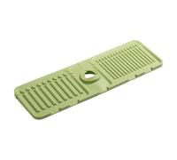 Paraspruzzi per rubinetto della cucina, Tappetino raccogligocce per drenaggio del lavello, Tappetino per vassoio inclinato a 5 gradi, Accessorio per maniglia dietro il rubinetto, Strumento per lavello