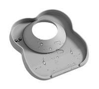 Paraspruzzi per rubinetto, protezione per lavello in morbido silicone, tappetino salvagoccia, organizer assorbente per l'asciugatura, portasapone a forma di orso, tappetino flessibile per