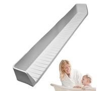 Paraspruzzi per vasca da bagno, mensola per giocattoli da bagno, antiscivolo in silicone con ventose, organizer per giocattoli da bagno e mensola per vasca da bagno, per il bagnetto dei bambini