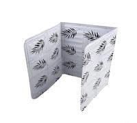 Paraspruzzi pieghevole in foglio di alluminio per stufe domestiche, con pannelli regolabili per proteggere pareti, banconi e pavimenti dalla nebbia d'olio (bianco)