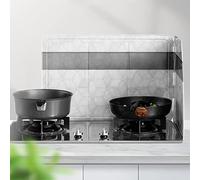 Paraspruzzi Pieghevole, Paraschizzi In Foglio Di Alluminio, Pannello Di Protezione Anti-Schizzi for Fornelli Da Cucina, Paraspruzzi for Padella, Paraspruzzi Olio, Grigio Para Schizzi per Piano Cottura