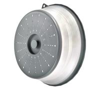 Paraspruzzi pieghevole per microonde - Protezione pieghevole a prova di vapore, cupola in plastica riutilizzabile, protezione trasparente da cucina senza BPA, coperchio resistente al calore per un