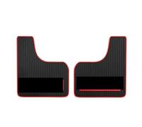 Paraspruzzi trappole sporche Parafanghi Universali Per Auto Ruote Anteriori E Posteriori Anti-spruzzi SUV Fuoristrada Camion(2pcs Red)