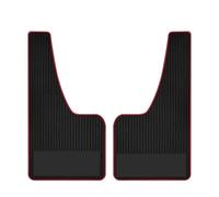 Paraspruzzi trappole sporche Parafanghi Universali Per Auto Ruote Anteriori E Posteriori Anti-spruzzi SUV Fuoristrada Camion(2pcs Large Red)