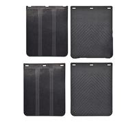 Paraspruzzi Universali In Gomma Per Impieghi Gravosi Da 2 Pezzi Parafanghi Paraspruzzi Anteriori Posteriori Per Auto Pick-Up SUV Van Truck Minivan Motore Auto Passaruota Protezione(4PCS)
