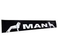 Paraspruzzo Lungo Posteriore in Gomma per Camion MAN 240x35 cm Nero