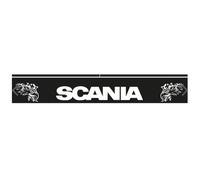 PARASPRUZZO NERO LUNGO IN GOMMA PER TRAVERSA POST. SCANIA LOGO GRIFONE
