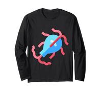 Parassita da laboratorio di microbiologia Giardia Giardiasis Maglia a Manica