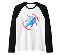 Parassita da laboratorio di microbiologia Giardia Giardiasis Maglia con Maniche Raglan
