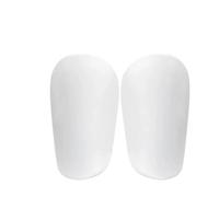 Parastinchi Calcio 1/2/3/5 Pairs Shin Pads Shock Absorbing Mini Soccer Leg Protector Football Training Guards(White 10x6cm,1 Pair)