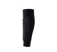 Parastinchi Calcio 1/2Pcs Sports Soccer Shin Guard Pad Sleeve Sock Leg Support Football Compression Calf Shinguard for Adult(1Pc Black,L)