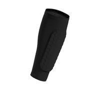 Parastinchi Calcio 1PCS Soccer Shin Guards, Calf Compression Sleeve with Honeycomb Pads, Support for Splint Baseball Boxing(Black,L)