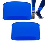 Parastinchi con fascia elastica, antiscivolo e leggera, parastinchi da calcio, con cinghie regolabili ed elastiche, sportivi per corsa
