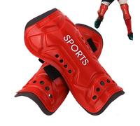 Parastinchi da calcio - Cuscinetti per gambe per giovani | Maniche elastiche di supporto per gambe, parastinchi inferiori atletici che assorbono gli impatti, cuscinetti regolabili