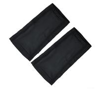 Parastinchi da calcio da uomo, calzini di supporto per evitare movimenti e ridurre l'attrito (M, nero)