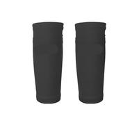 Parastinchi da calcio, ginocchiere sportive, manicotto for polpaccio, calzino di supporto for le gambe, parastinchi a compressione for adulti per uomo, donna(Black-1 Pair,S)