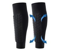 Parastinchi da Calcio - Manicotti a compressione per polpacci a d'ape | di protezione Tibia a maniche a compressione per Mollet a d'ape