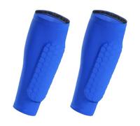 Parastinchi da calcio, parastinchi, manicotto di compressione per polpaccio con cuscinetti a nido d'ape, parastinchi Shin Defender per bambini, attrezzatura protettiva per parastinchi da calcio