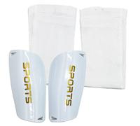 Parastinchi da calcio, piccoli parastinchi + maniche alte elastiche, parastinchi per ragazzi e ragazze, protezione da calci e lesioni