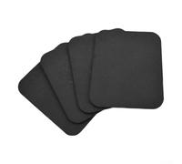 Parastinchi da sci, 4 pezzi, in memory foam, per bagagliaio, flessibili, per ammortizzatori, colore nero, 15 x 12,5 cm