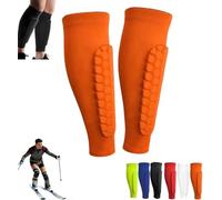 Parastinchi da sci, per stinci, per sci, per stinchi, per bambini e adulti, ideale per sport all'aria aperta, un paio per confezione