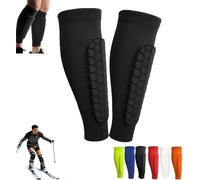 Parastinchi da sci, per stinci, per sci, per stinchi, per bambini e adulti, ideale per sport all'aria aperta, un paio per confezione