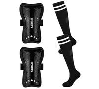 Parastinchi per gambe da calcio - maniche a stinco di calcio, shin atletico | Comodi guardiani con calze, difensori protettivi, attrezzature da calcio per giochi sportivi, bambini adulti