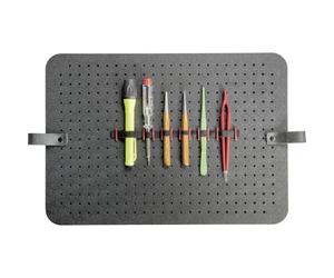 Parat 497000171 foro lavagna per cassetta degli attrezzi, Nero