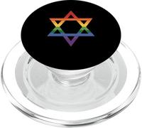 Parata ebraica LGBTQ Rainbow Star of David Jew Gay Pride PopSockets PopGrip per MagSafe