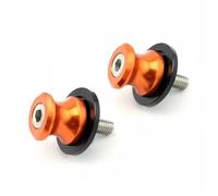 Paratelaio Crash Supporti Per Forcellone Posteriore M8 Per Suzuki GSXR 1000 750 600 K1 K2 K3 K4 K5 K6 K7 K8 K9 K11, Viti Per Cavalletto Forcellone Da 8 Mm Protezione Telaio(Arancia)