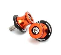 Paratelaio Crash Vite Per Cavalletto Forcellone Da 8 Mm Per Ducati DesertX Desert X Desert-X 2022 2023, Cursori Per Cavalletto Protezione Telaio(Arancia)