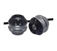 Paratelaio Moto Per YZF-R9 2024 2025 2026 | Kit imbottitura protezione crash tappo foderi perno forcella(Front Titanium)